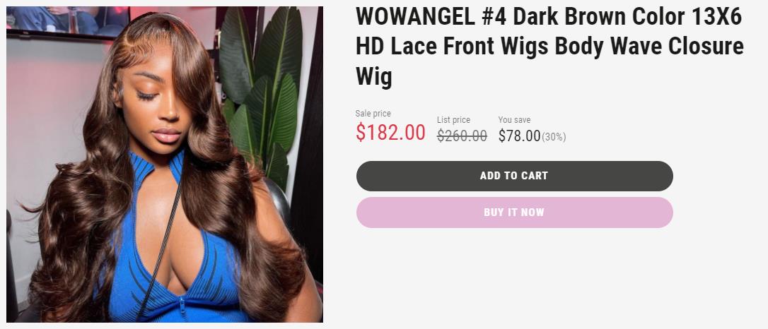 dark brown colored lace wigs