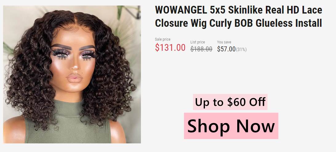 curly bob wig