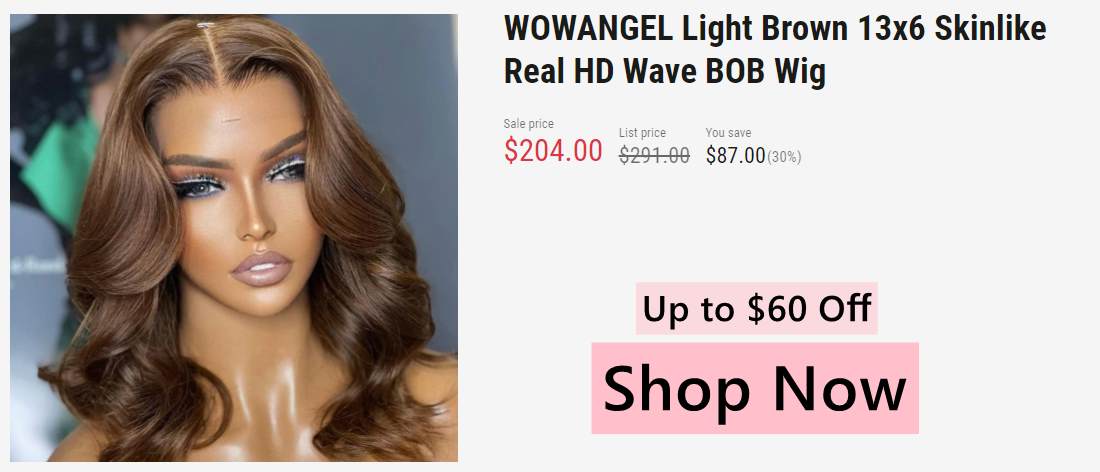 light brown bob wig