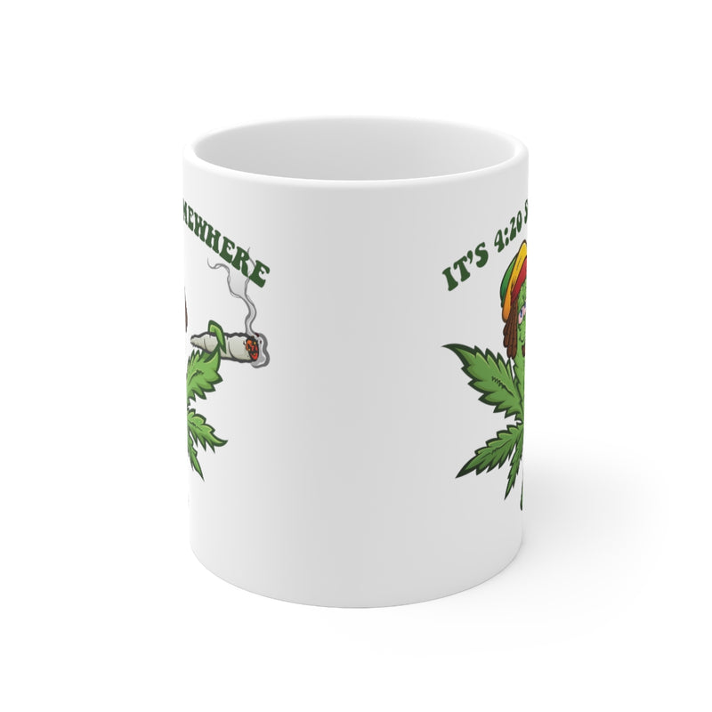 Load image into Gallery viewer, It&#39;s 420 Somewhere Pot Leaf Mug
