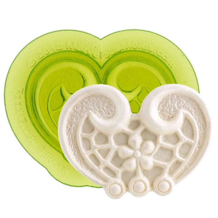 Symmetrical Sequin Silicone Simpress Mold Marvelous Molds 1