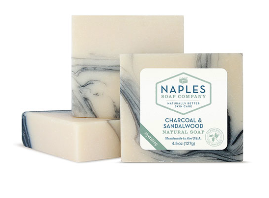 Charcoal and Sandalwood Natural Soap