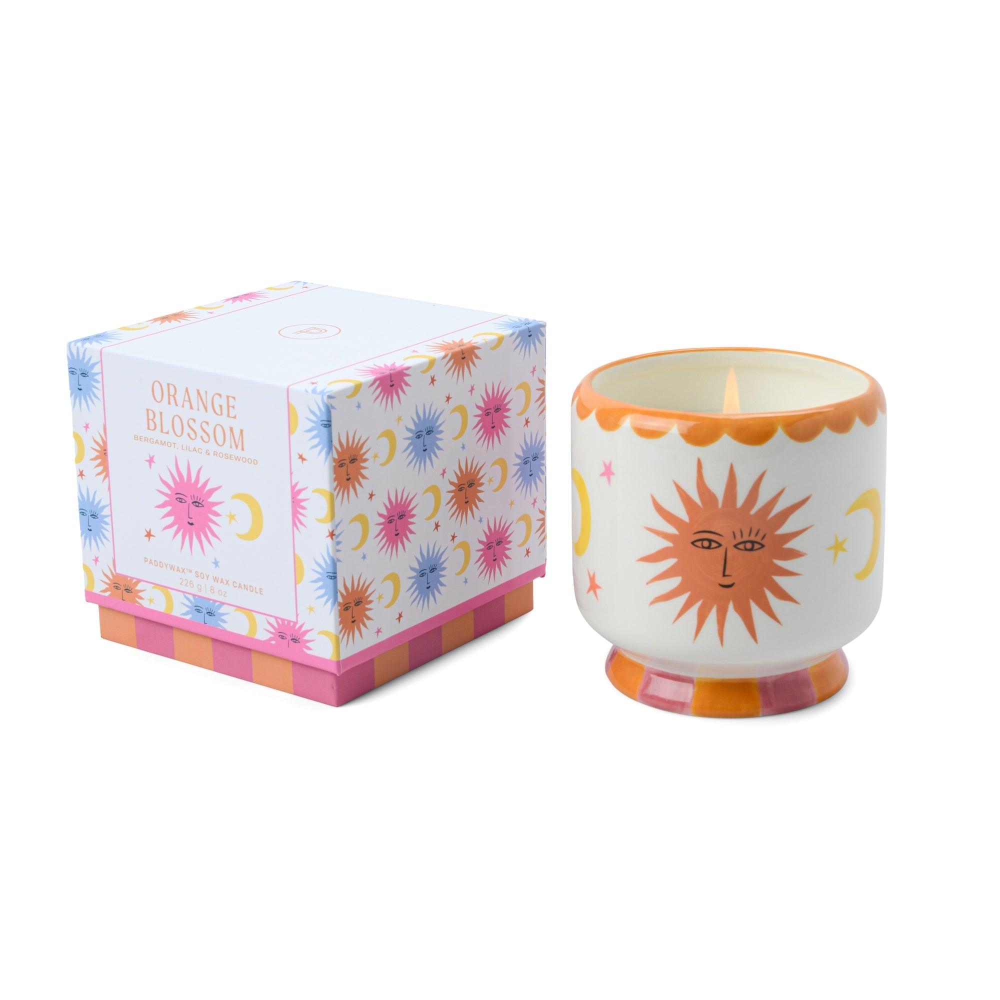 Adopo 8 oz./226g Sun Ceramic W/ Warning Label & Dustcover - Orange Blossom - Designworks Collective UK product image