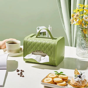 Luxury Handbag-Inspired Tissue Box & Organizer - Oppelio