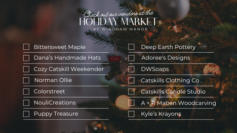 more vendors for the holiday market