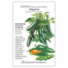 Pepper Chile Jalapeno Megatron hybrid Seed Pkt