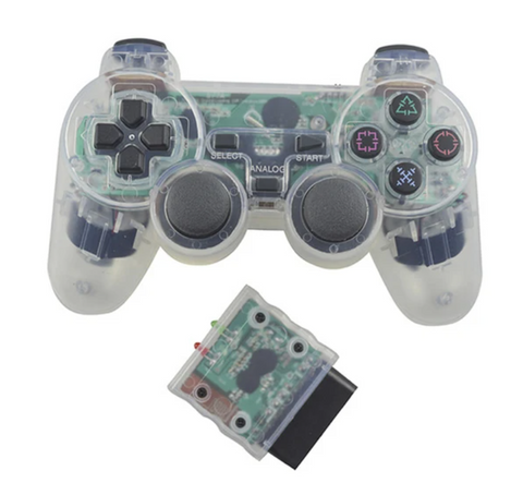 "Améliorez votre expérience de jeu avec notre Manette de Jeu Bluetooth Sans Fil pour Sony PS2, offrant une liberté totale de mouvement et une connexion sans faille!" "Plongez dans l'action sans contraintes avec notre Manette de Jeu Bluetooth Sans Fil pour Sony PS2, pour une immersion totale dans vos jeux préférés!"