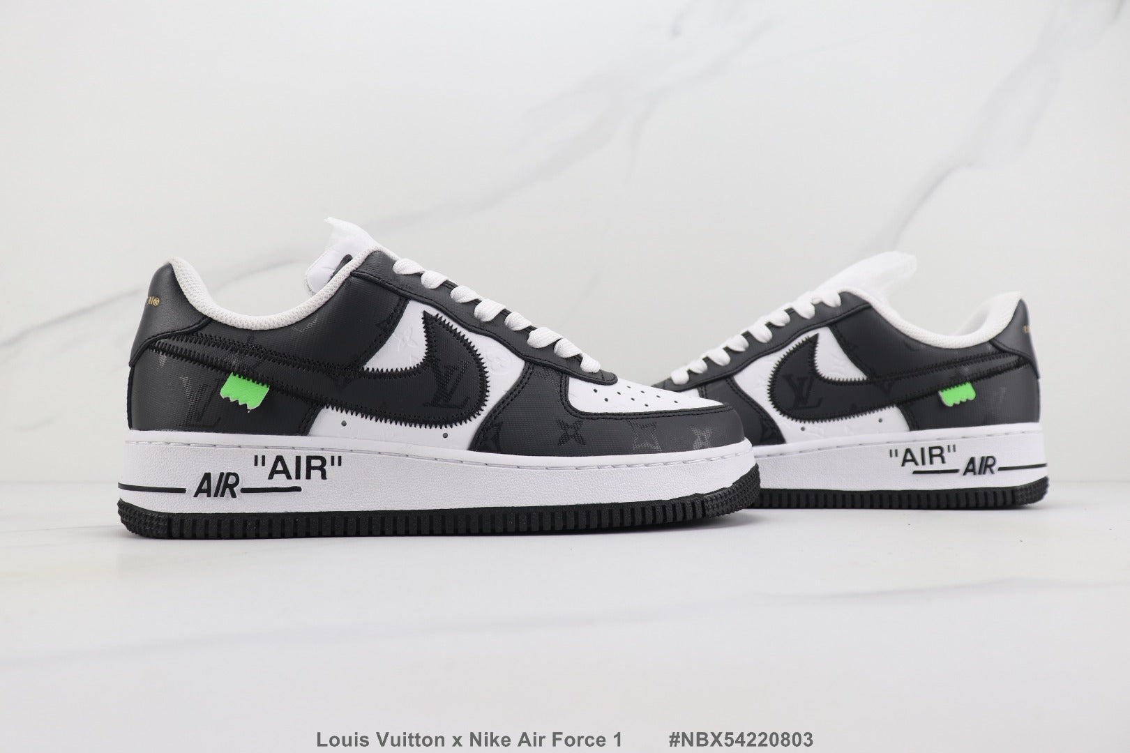 Louis Vuitton x Nike Air Force 1 low top board shoes