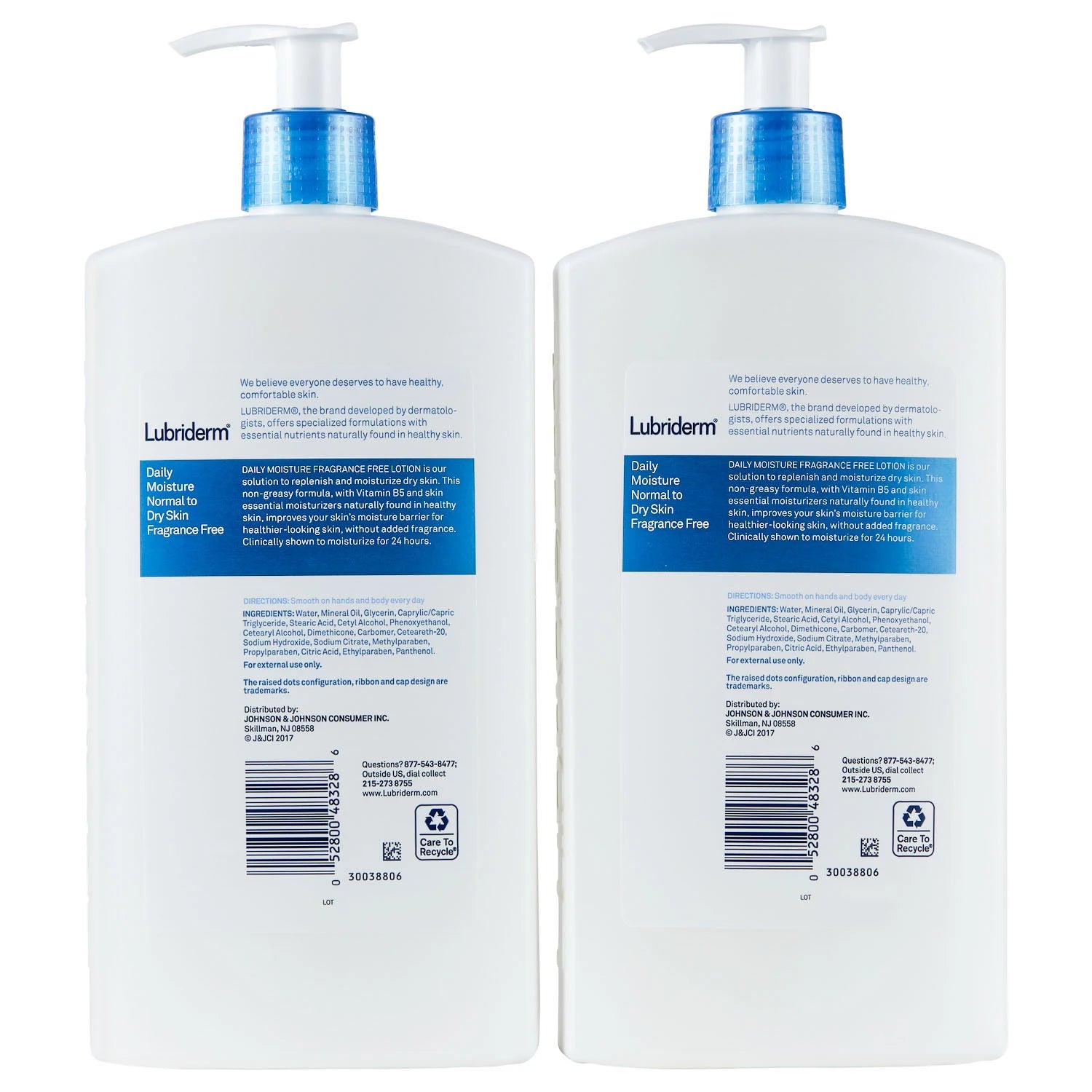 LUBRIDERM Tattoo Daily Care Lotion Unscented With Vitamin B5 24 Oz 5pk for  sale online  eBay