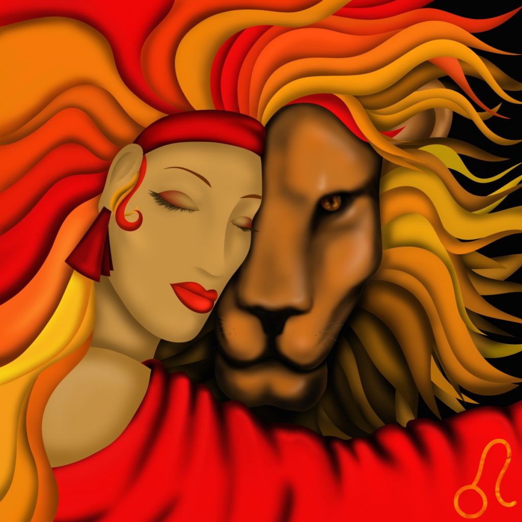 Segni zodiacali - Leo the lion