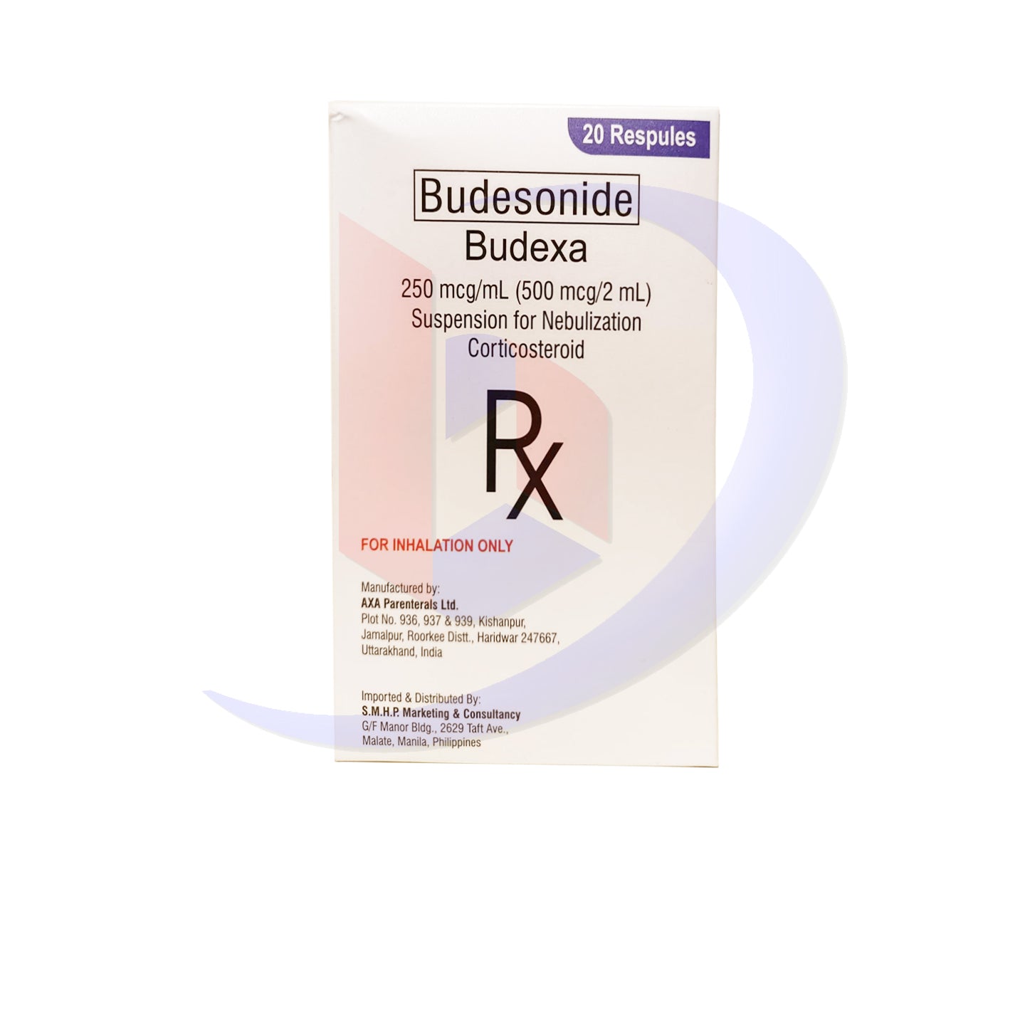 Budesonide (Budexa) 250mcg/ml 500mcg/2ml Suspension for Nebulization C