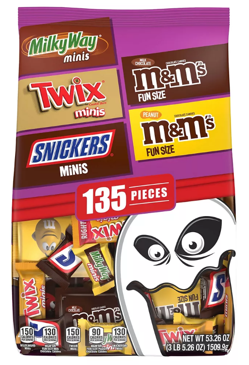 M&M's Fun Size Chocolate Candy Bulk Variety Mix (115 ct.) 