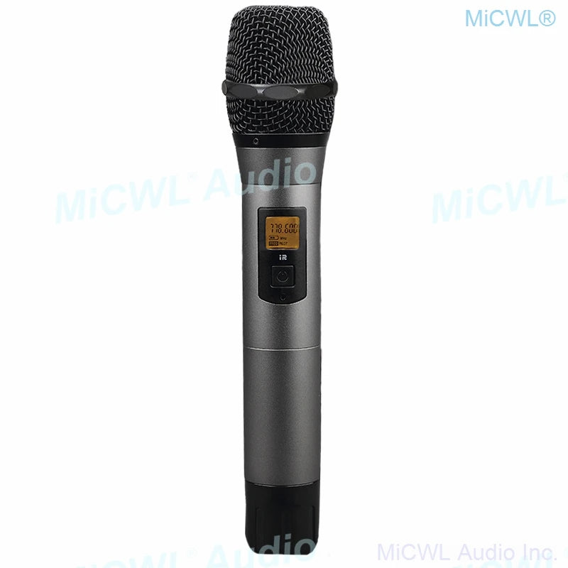 MiCWL Digital Wireless Microphone 400 Channel 4 Beige Headset 4 Handheld Microphones System - MiCWL Audio Inc