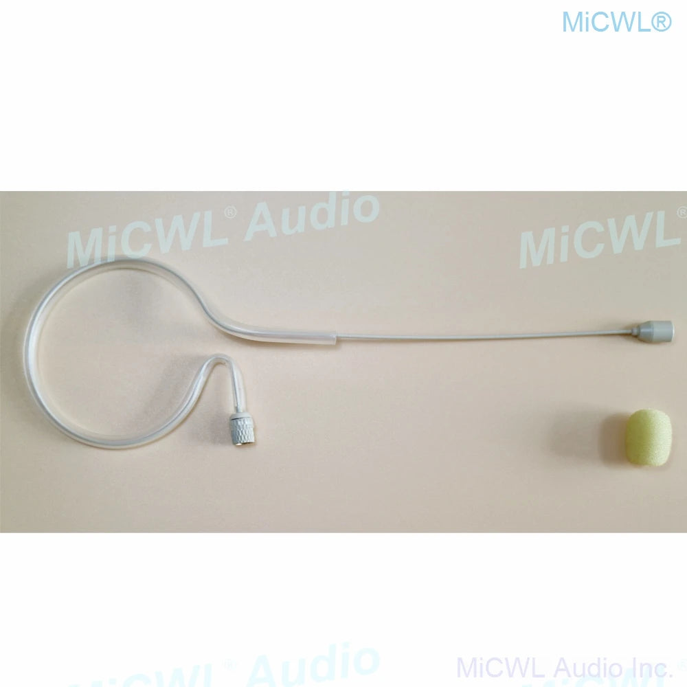 Replaceable Earset Headset Microphone for Shure ULXD SLX PGXD GLX QLXD Detachable Cable TA4F Mini Plug - MiCWL Audio Inc