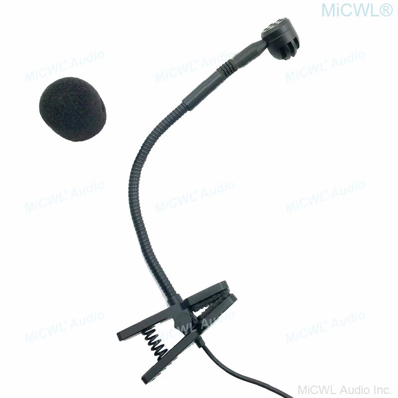 Instrument Musical Condenser Microphone MIC Classic Cardioid 3.5mm 1/8" Plug For Sennheiser 4P For Shure 3P For AKG - MiCWL Audio Inc