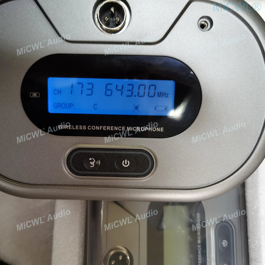 EM9000 UHF Digital Wireless 8 Gooseneck Microphone Mute Button Conference System Meeting Room Discussion Conference System - MiCWL Audio Inc