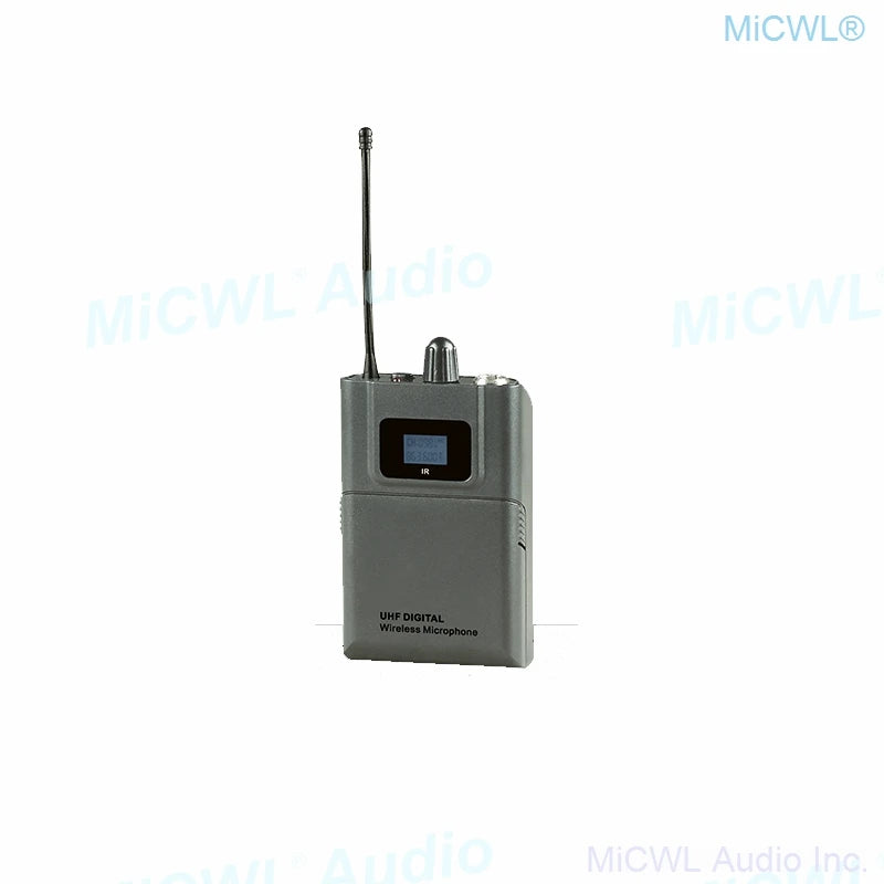 MiCWL Digital Wireless Microphone 400 Channel 4 Beige Headset 4 Handheld Microphones System - MiCWL Audio Inc