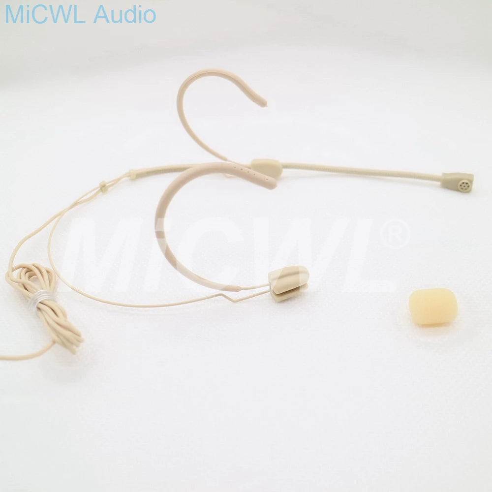 New generation Uni-directional Flexible Headset Microphone for Shure ULX SLX PGX UT QLX GLX UR24D Wireless System - MiCWL Audio Inc