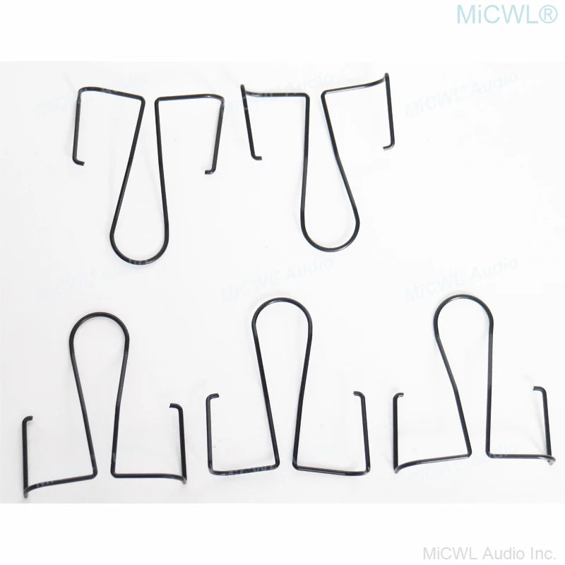 Replacement Belt Clip for Shure SLX PGX GTDAudio Wireless Bodypack Transmitter Clips 5pcs - MiCWL Audio Inc