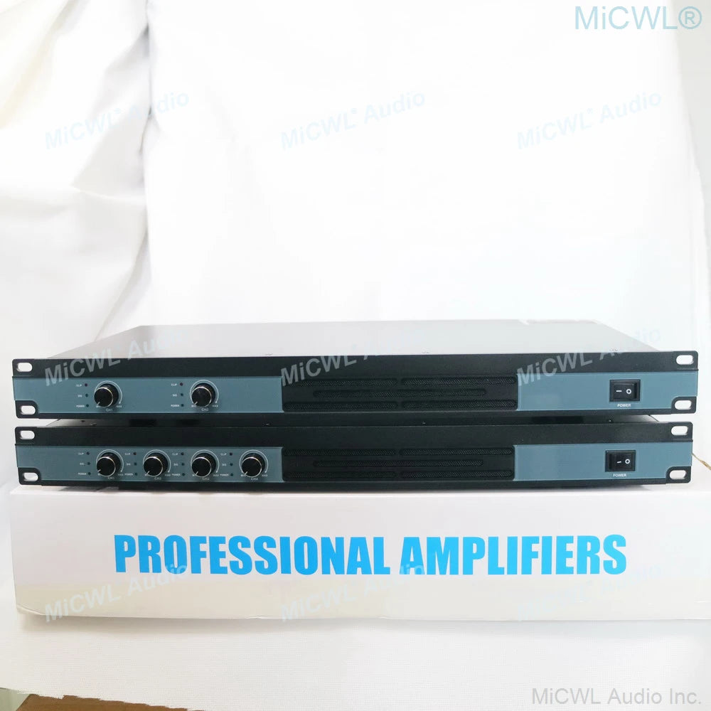 New Generation Digital Power Amplifier 6400W Classic 4 Channel 6400 Watt Drive Frequency and Subwoofer Speaker Audio PA AMP - MiCWL Audio Inc