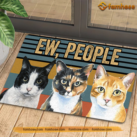 Tuxedo Cat Doormat, 3D Photo Cat Doormat, New Home Gift, Cat