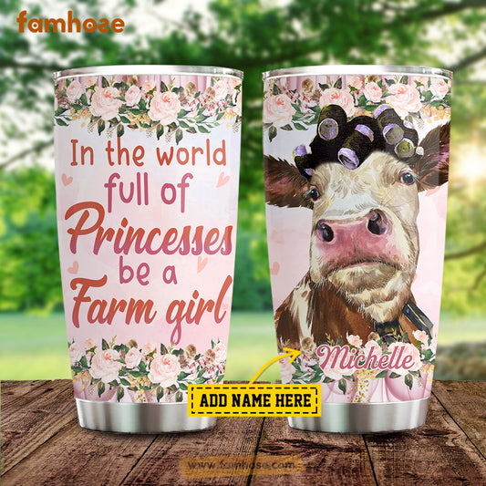 Cow Print Tumbler Just A Girl Who Loves Cows Best Cute Tumblers - Upfamilie  Gifts Store