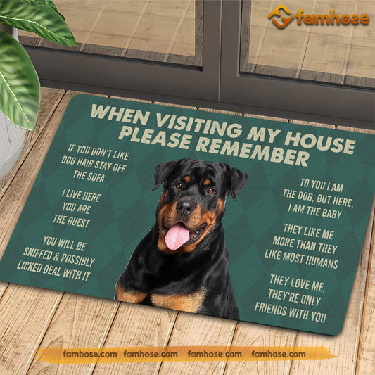 I Really Love My Dog Doormat - Funny