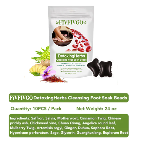 Fivfivgo™ DetoxingHerbs Cleansing Foot Soak Beads