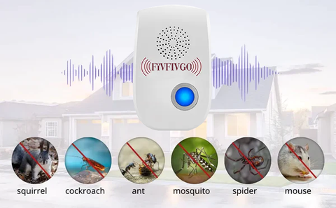  Ultrasonic Pest Repeller 6 Packs Electronic Plug in Indoor Sonic  Repellent pest Control for Bugs Roaches Insects Mice Spiders Mosquitoes :  Palmandpond: Health & Household