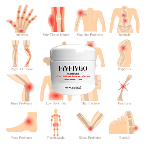 Fivfivgo™ FlexiCure cream for joint and bone treatment