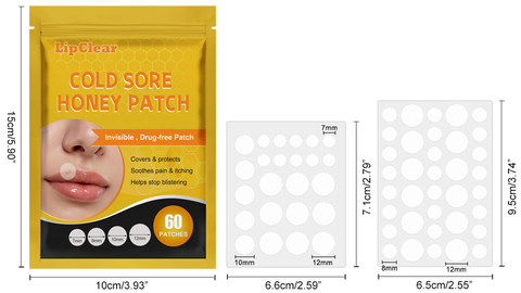 LipClear Cold Sore Honey Patch