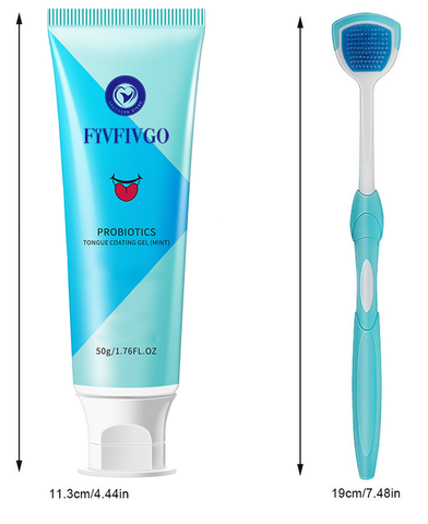 Fivfivgo™ Oral Hygiene Brush & Tongue Cleansing Gel
