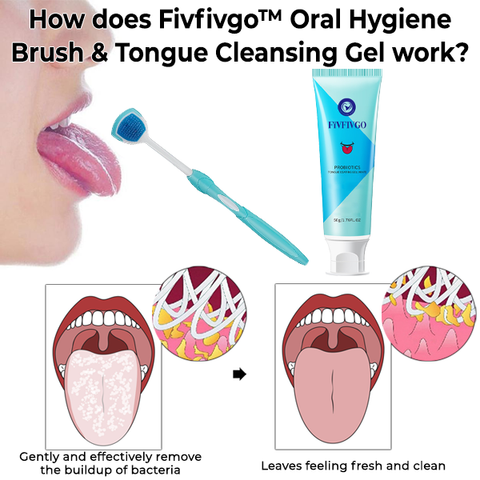 Fivfivgo™ Oral Hygiene Brush & Tongue Cleansing Gel