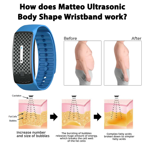 Ultrasonic Body Shape Wristband Pro