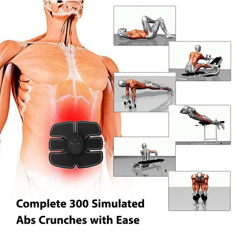 Fivfivgo™ InShape PRO Diskretes EMS-Abs-Trainingskissen
