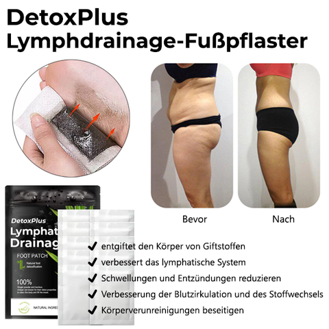 DetoxPlus Lymphdrainage-Fußpflaster