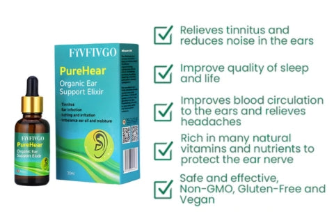 Fivfivgo™ PureHear Organic Ear Support Elixir