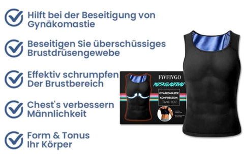 Fivfivgo™ Gynäkomastie Muskelaufbau Kompressions-Tank-Top