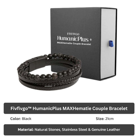 Oveallgo™ HumanicPlus Extra MAXHematie Couple Bracelet