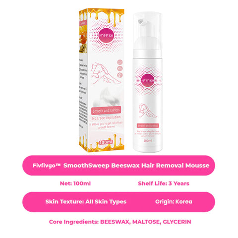 Fivfivgo™ SmoothSweep Beeswax Hair Removal Mousse