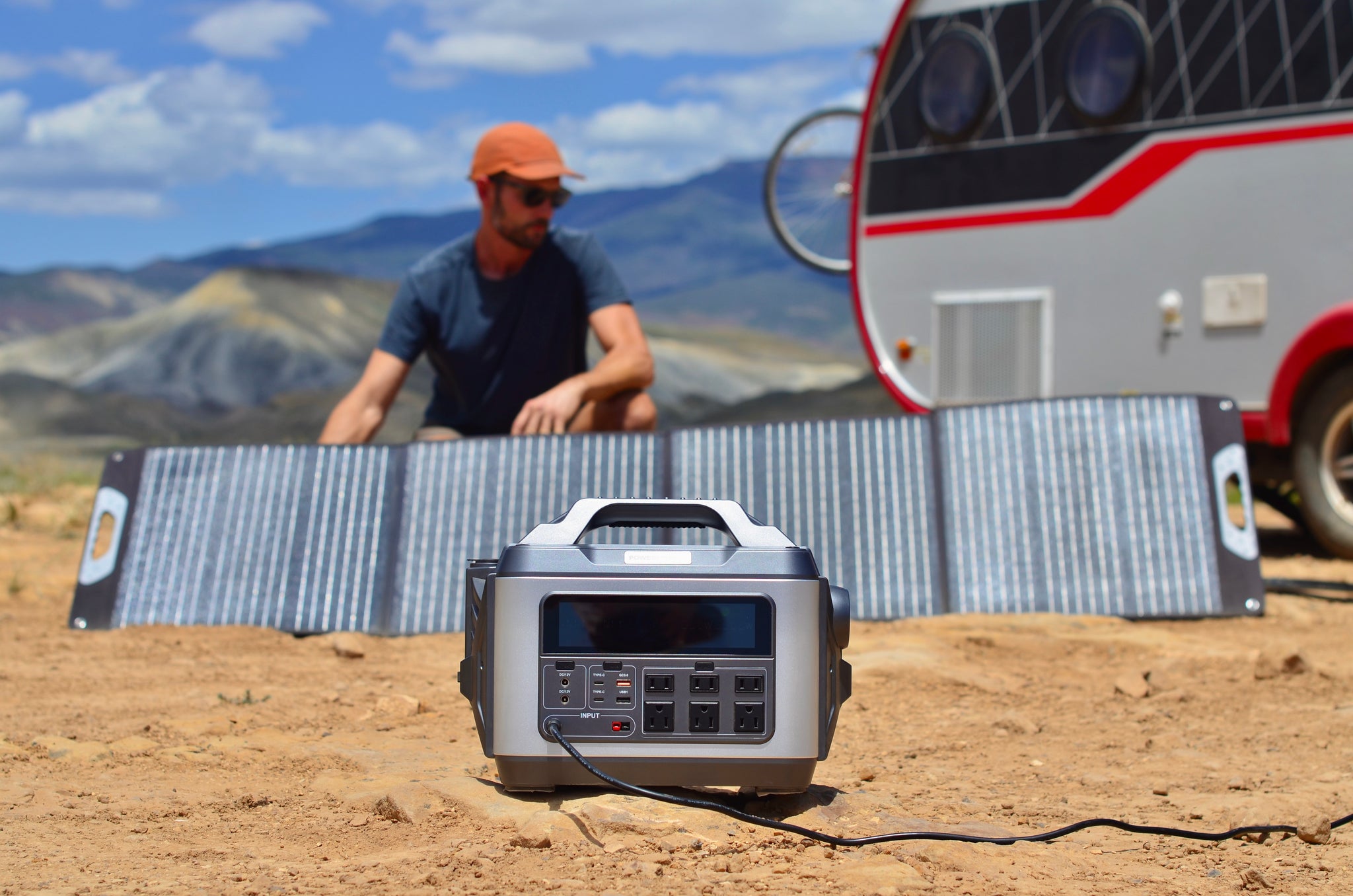 Solar Powered Generator for Camping