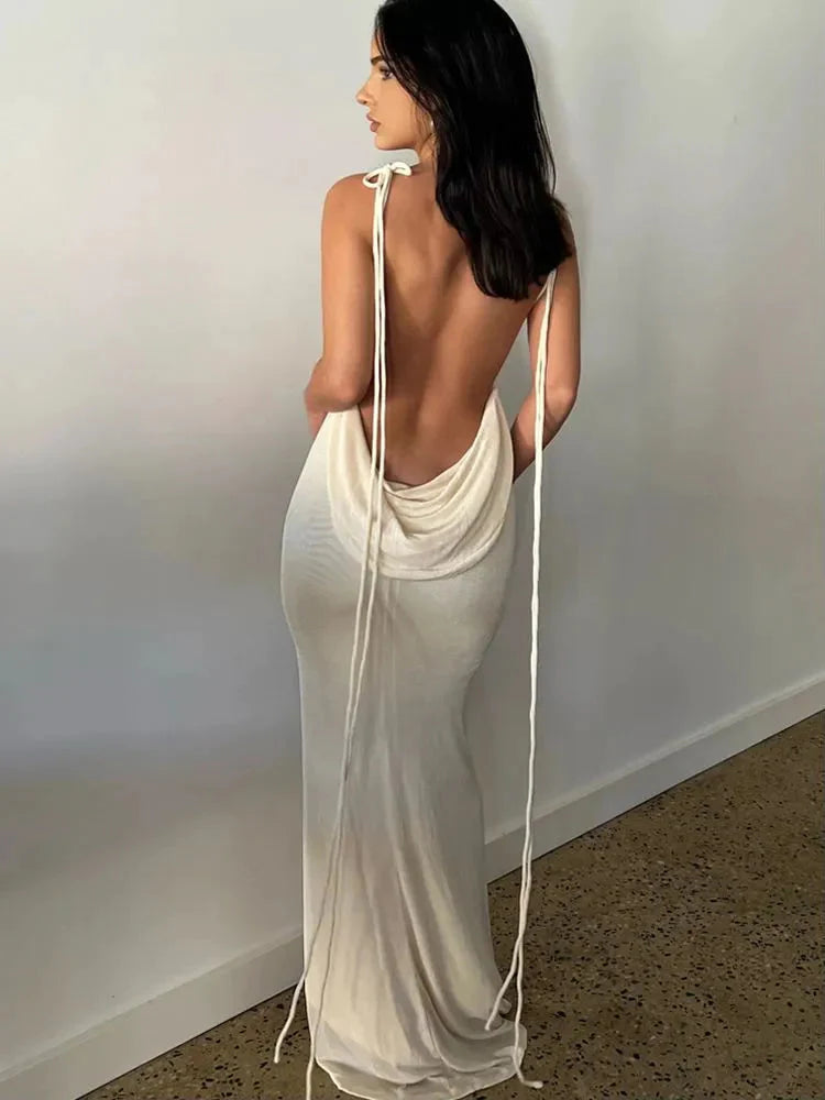 Regina Backless Maxi Dress