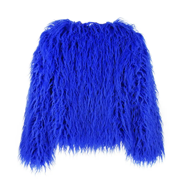 Fur Fringe Coat