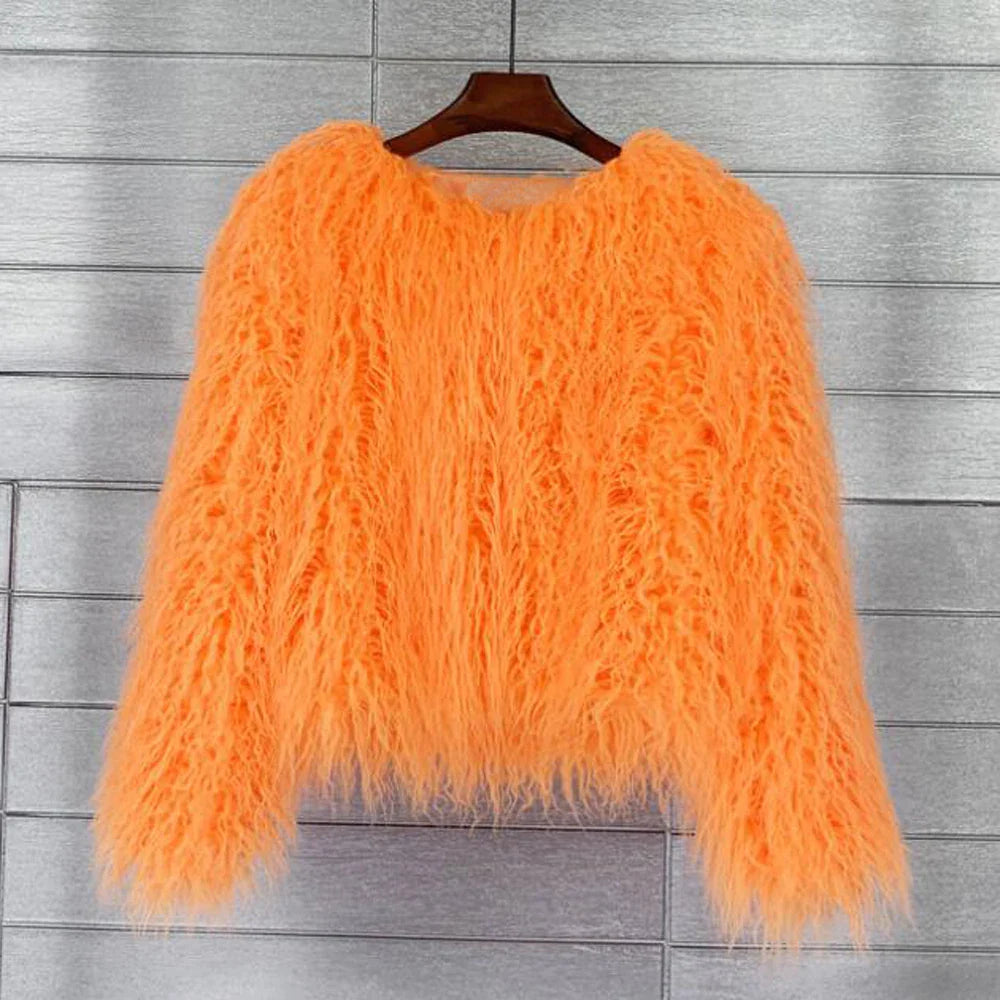 Fur Fringe Coat