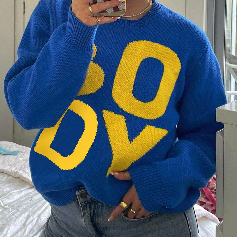 Bold Lettering Sweatshirt