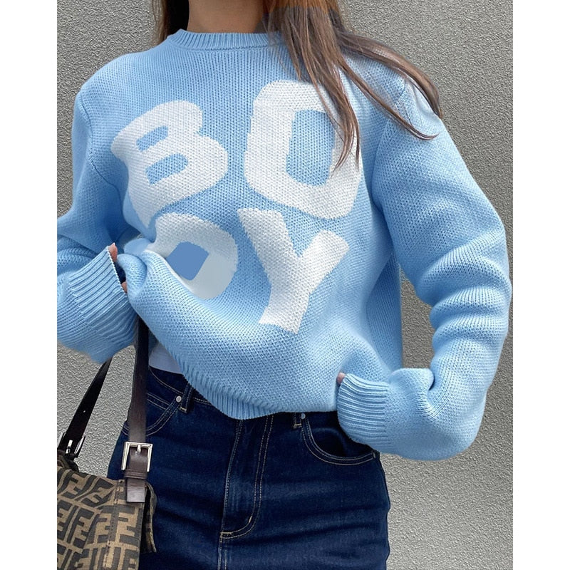 Bold Lettering Sweatshirt