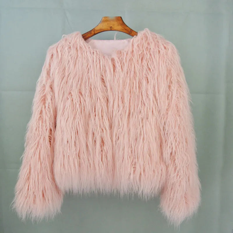 Fur Fringe Coat