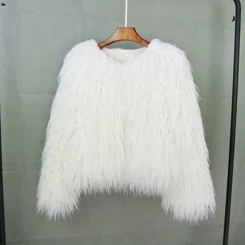 Fur Fringe Coat