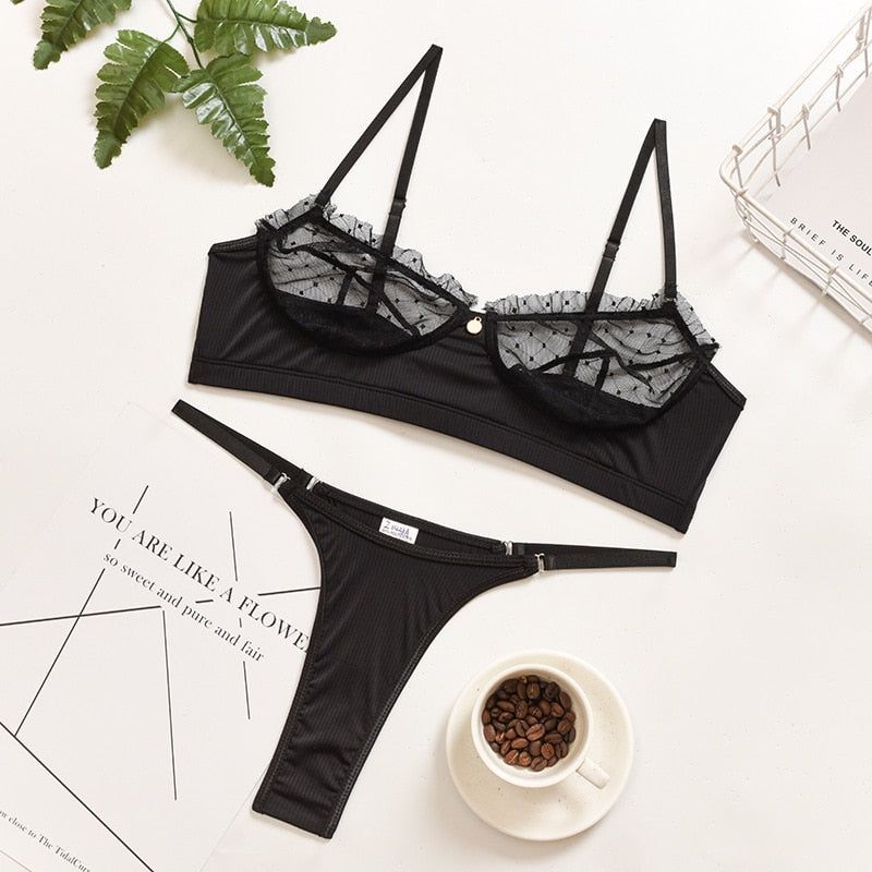 Aquilina Sexy Lace Lingerie Set