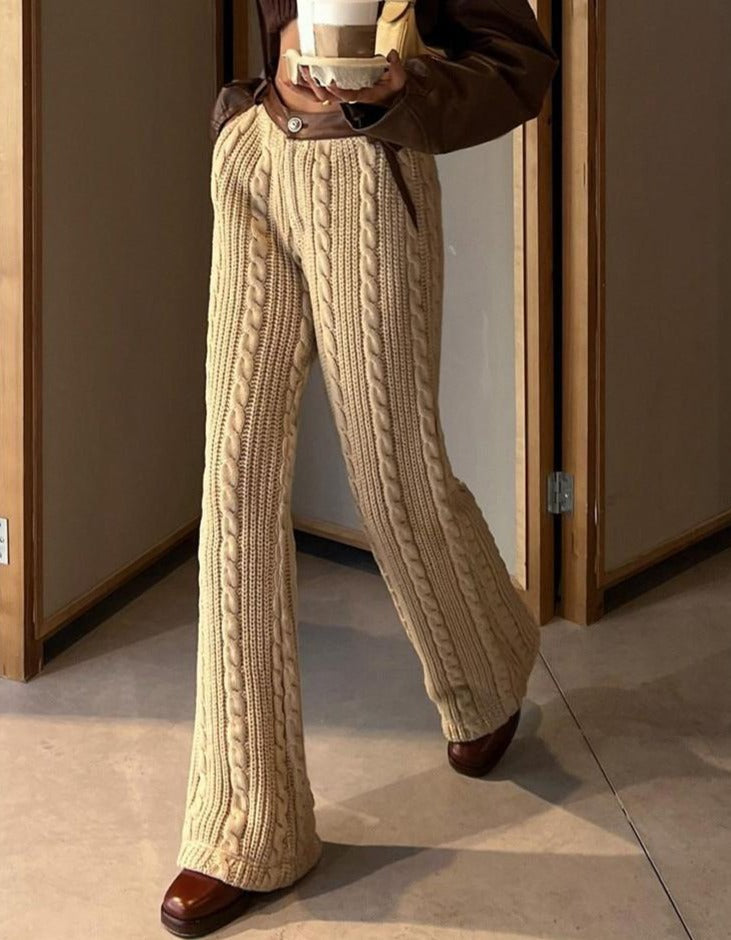 Cabel Knit Trousers